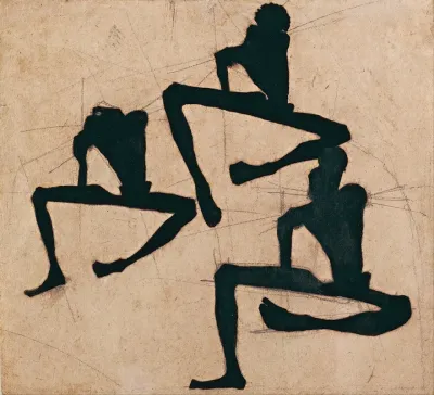 Composition With Three Male Nudes
