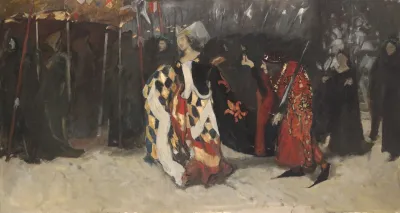 Compositional Study For Richard Duke Of Gloucester And The Lady Anne