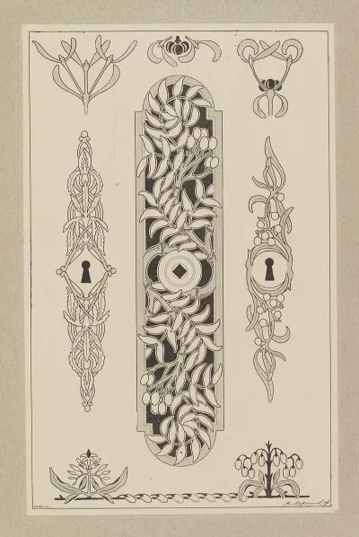 Compositions Ornementales Pour Le Cuir Et La Pyrogravure Pl 10