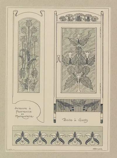Compositions Ornementales Pour Le Cuir Et La Pyrogravure Pl 11