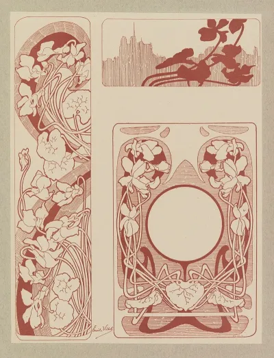 Compositions Ornementales Pour Le Cuir Et La Pyrogravure Pl 12