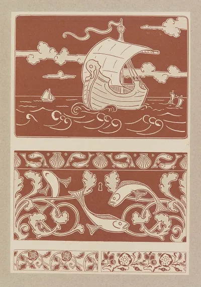 Compositions Ornementales Pour Le Cuir Et La Pyrogravure Pl 20