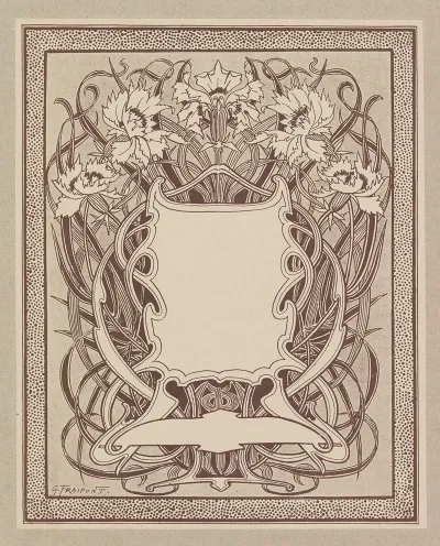 Compositions Ornementales Pour Le Cuir Et La Pyrogravure Pl 25