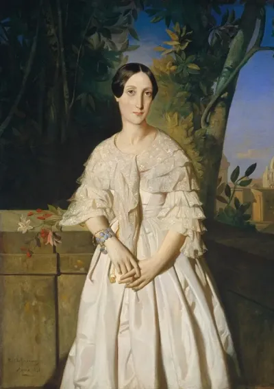 Comtesse De La Tour Maubourg Marie Louise Charlotte Gabrielle Thomas De Pange 1816 1850