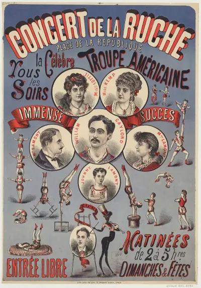 Concert De La Ruche Place De La Republique La Celebre Troupe Americaine Tous Les Soirs
