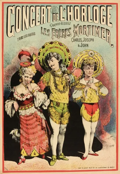 Concert De Lhorloge Champs Elysees Tous Les Soirs Les Freres Mortimer Charles Joseph John