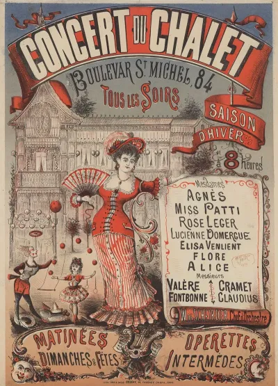 Concert Du Chalet Boulevar St Michel 84 Tous Les Soirs