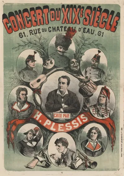 Concert Du Xixe Siecle 61 Rue Du Chateau Deau 61 Cree Par H Plessis
