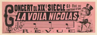 Concert Du Xixe Siecle Les Voila Nicolas