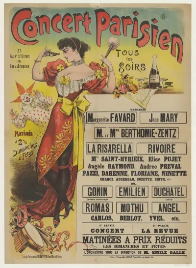 Concert Parisien 37 Faubourg Saint Denis 10 Rue De Lechiquier