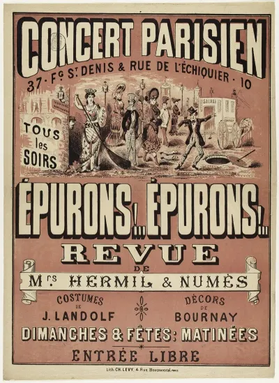 Concert Parisien 37 Fg St Denis Rue De Lechiquier 10 Tous Les Soirs Epurons Epurons