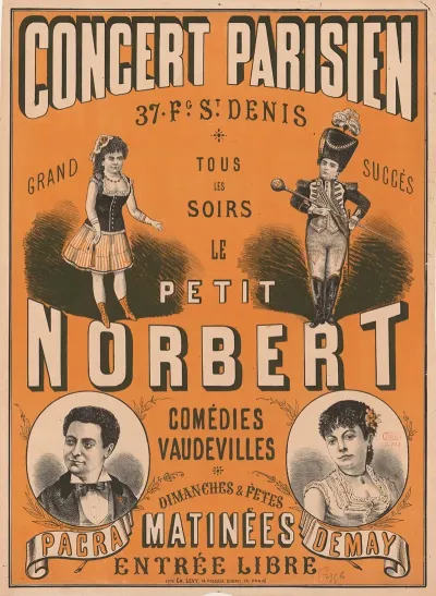 Concert Parisien Le Petit Norbert Comedie Nouvelles Pacra Demay