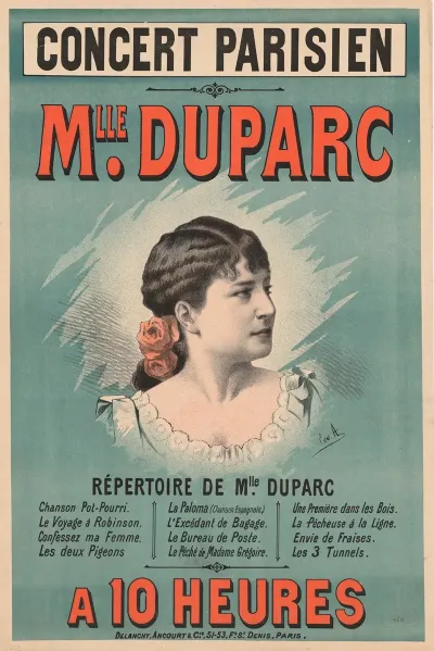 Concert Parisien Mlle Duparc