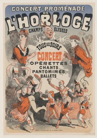 Concert Promenade De Lhorloge Tous Les Soirs Concert Operettes Chants Pantomimes Ballets