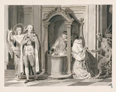 Confession Or Penance From The Seven Sacraments