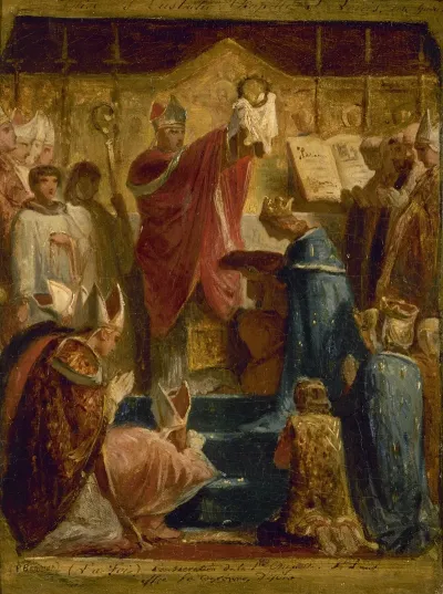 Consecration De La Ste Chapelle St Louis Offre La Couronne Depines