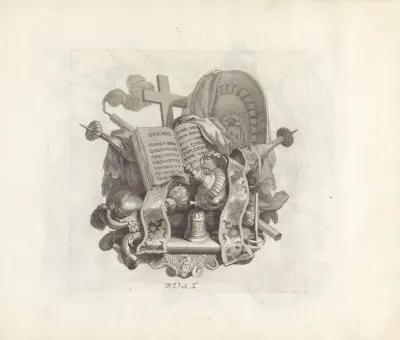 Console Met Liturgische Attributen