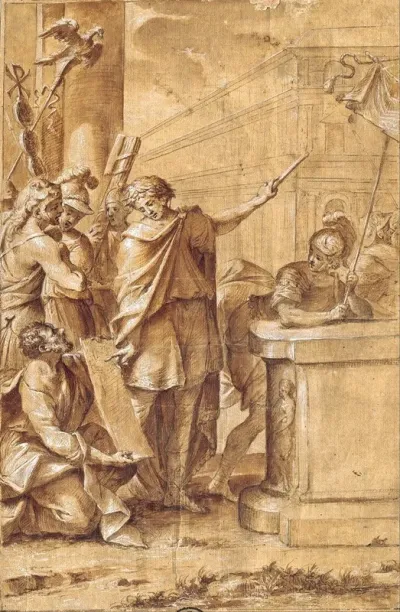 Constantine The Great Commissions The Building Of The Basilica Of S Giovanni In Laterano