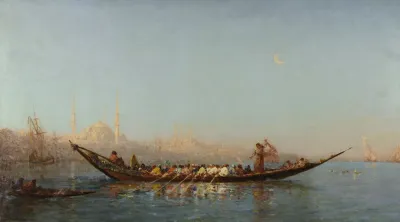 Constantinople Le Caique De La Sultane