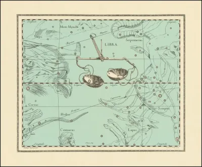 Constellation Map Libra
