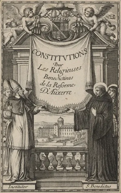Constitutions Pour Les Religieuses Benedictines De La Reforme Dauxerre Constitutions For The Benedictine Nuns Of The Auxerre Reform