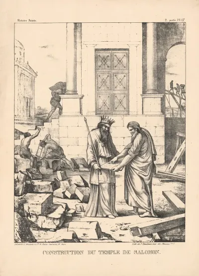 Construction Du Temple De Salomon