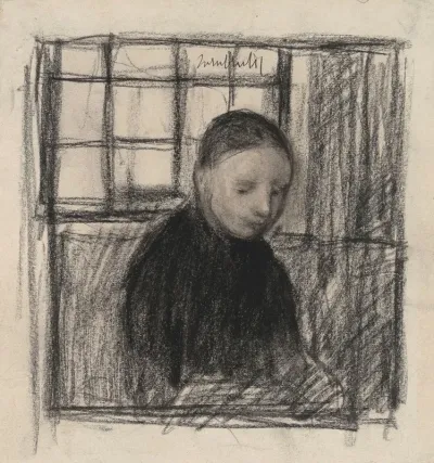 Contemplating Woman