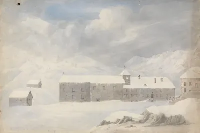 Convent Mt St Bernard Switzerland