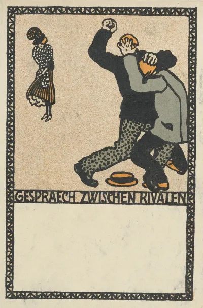 Conversation Between Rivals Gespraech Zwischen Rivalen