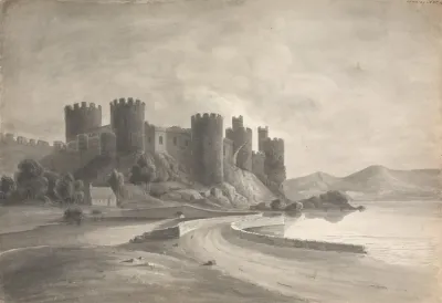 Conway Castle North Wales Nov 1809