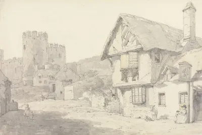 Conway North Wales The Castle And The Old College House