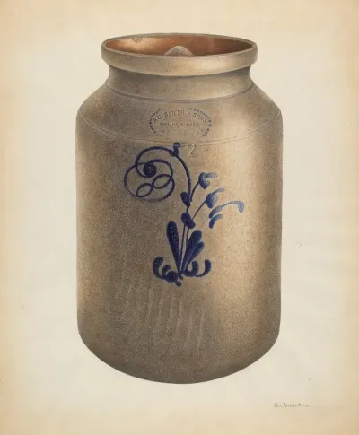 Cookie Jar With Cover