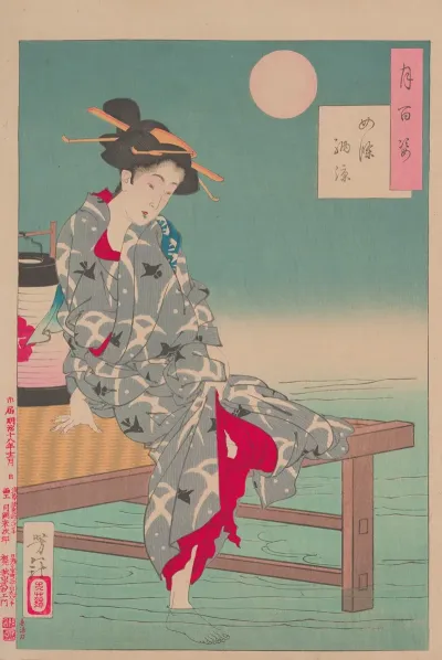 Cooling Off At Shijo Shijo Noryo