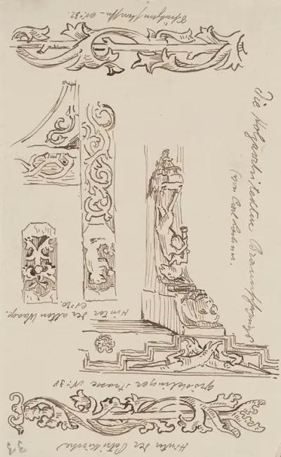 Copies Of Decorative Motifs From Wooden Architecture