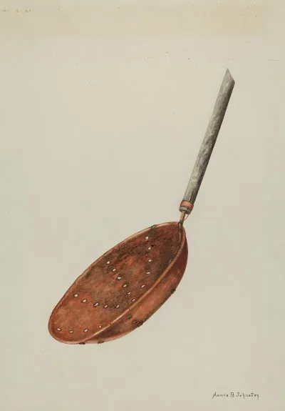 Copper Sugar Strainer 2