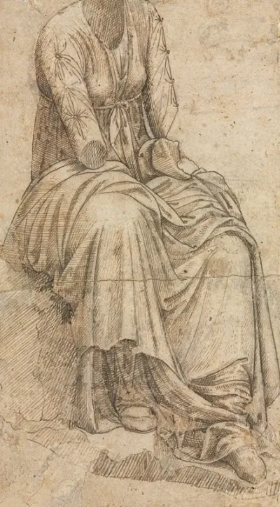 Copy Of A Roman Statue Of A Seated Woman
