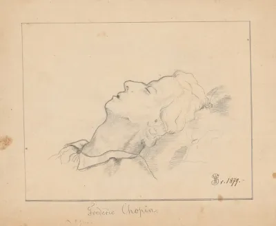 Copy Of Teofil Kwiatkowskis Composition Chopin On His Deathbed