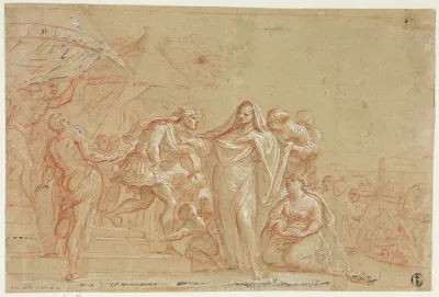 Coriolanus With Veturia And Volumnia At The Volscian Camp
