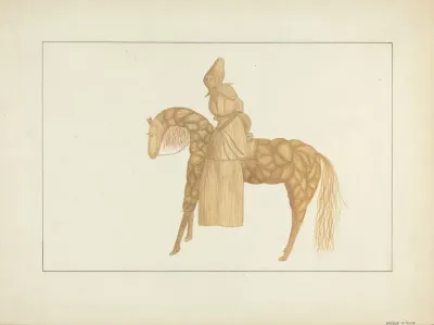 Corn Husk Doll On Horse 2