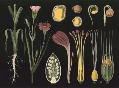 Corncockle Agrostemma Githago