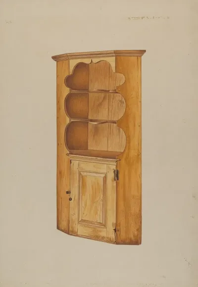 Corner Cupboard 16