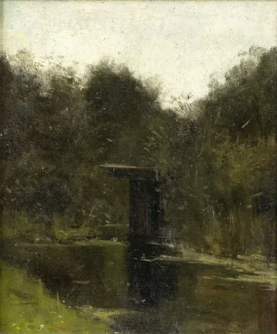 Corner Of A Pond Near Breukelen