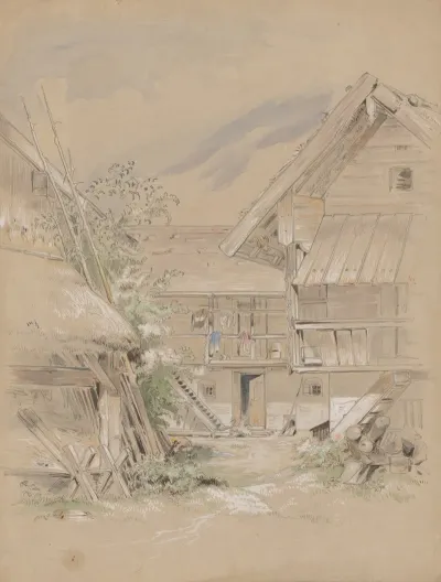 Corner Of A Village Yard