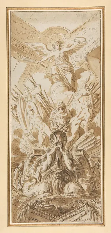 Corner Of The Ambassadors Staircase At Versailles