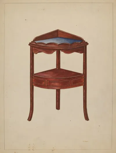 Corner Wash Stand 2