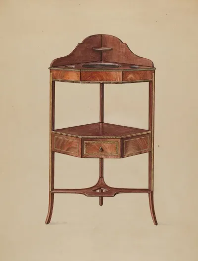 Corner Wash Stand