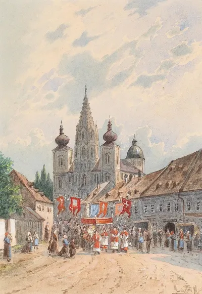 Corpus Christi Procession In Maria Zell