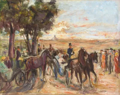 Corso Auf Dem Monte Pincio In Rom