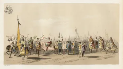 Cortege De La Toison Dor Envoye Par La Ville De Bruges