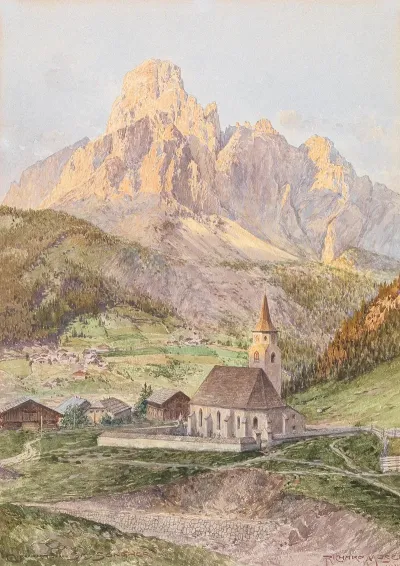 Corvara Mit Dem Sas Songher